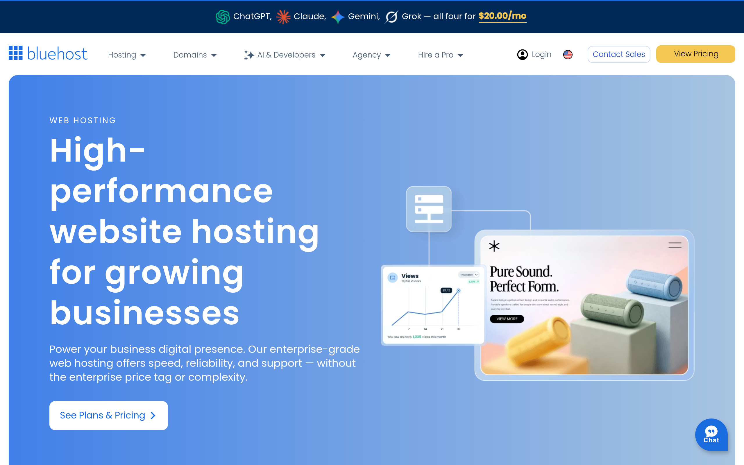 Bluehost preview 2