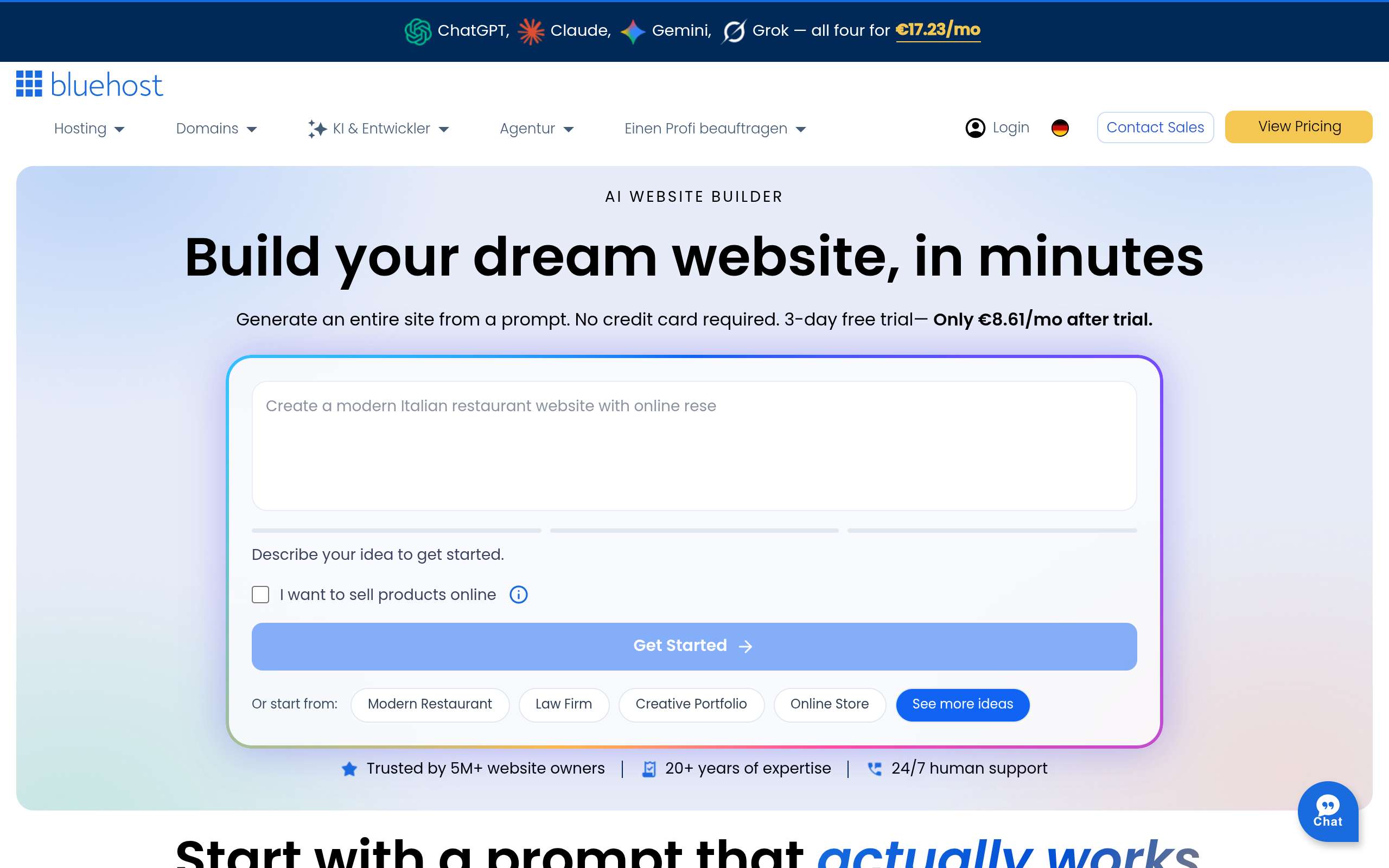 Bluehost preview 3